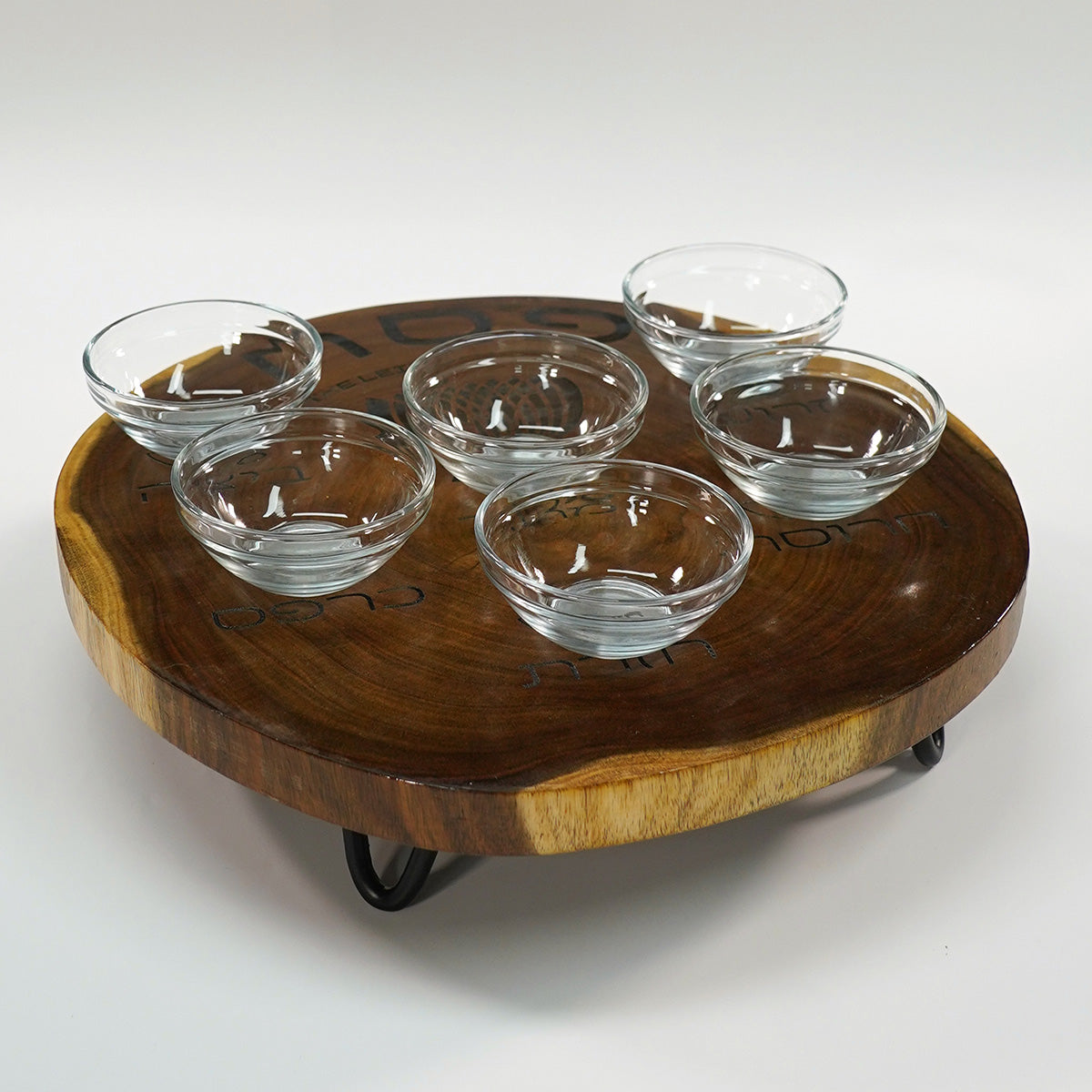 Seder Plate (with magnetically adhering cups)